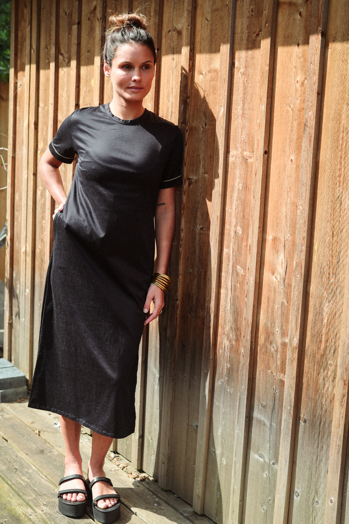 Robe T-SHIRT noire