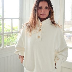 Sweat FLEECE blanc