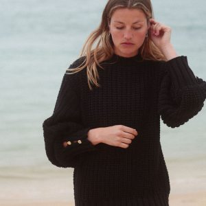 Pull CROCHET noir