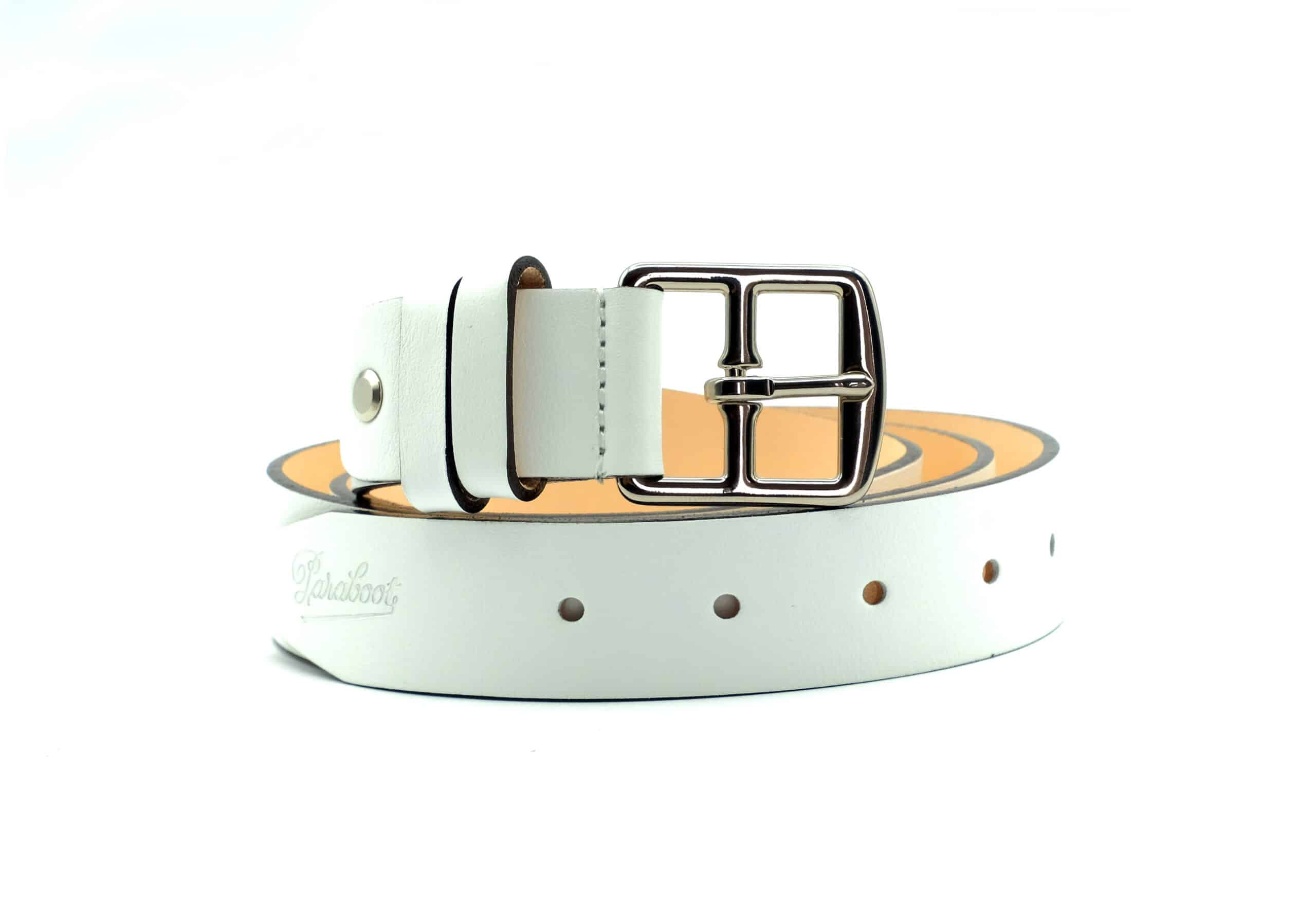 CEINTURE ETRIVIERE/LISSE BLANCHE