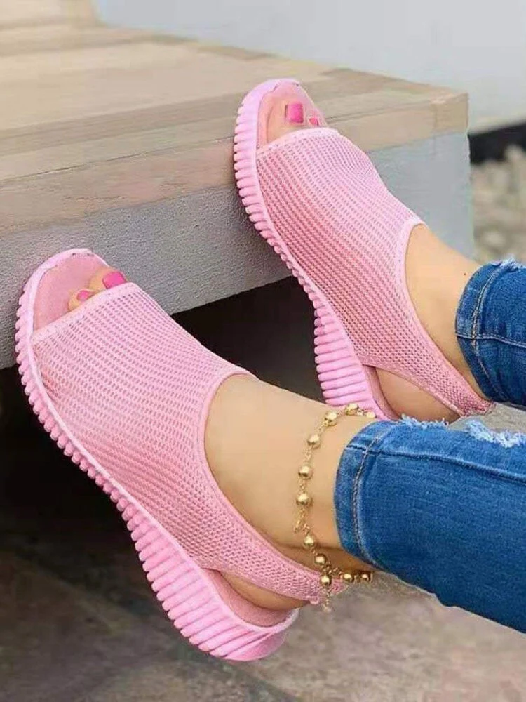 Sandales à plateforme de poisson en maille pour femmes – Fishy
