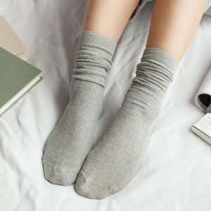 Chaussettes hautes femme à rayures Bridget