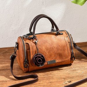 sac à main avec pendentif à fleurs pour femmes - Amoura