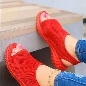 Sandales à plateforme de poisson en maille pour femmes - Fishy