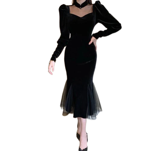 Robe Vintage noire Piska