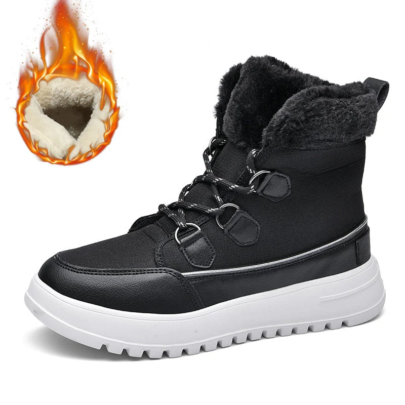 Bottes de neige d&rsquo;hiver pour femmes – Fuzzy