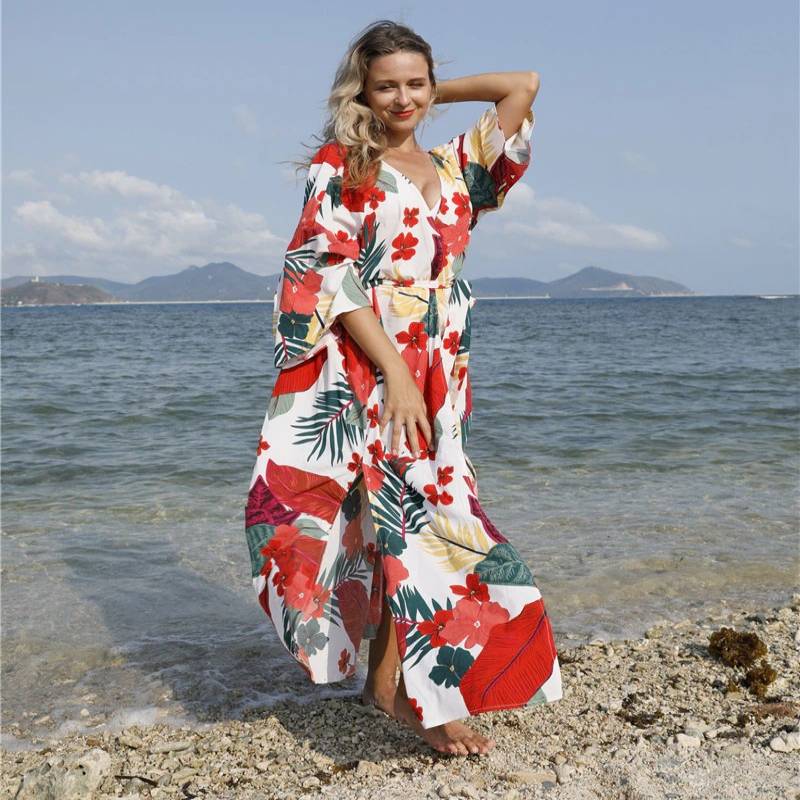 Kimono Fleuri Plage