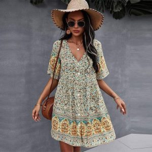 Robe Bohème Chic et Fleurie