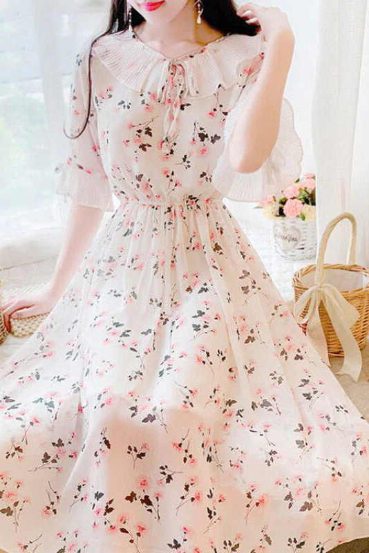 Robe Bohème Col Claudine – Anthelme