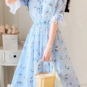 Robe Bohème Col Claudine - Anthelme