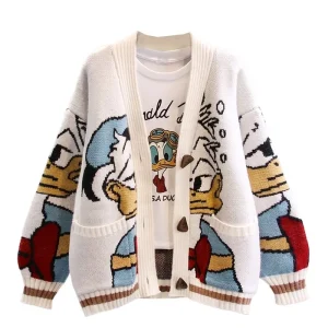 Veste de dessin animé Donald pour femme