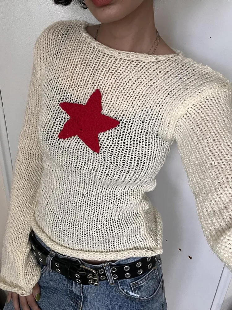 Pull à col slash pour femme