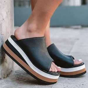 Sandales d'été à talons moyens de luxe pour femmes - Styliz