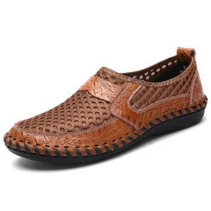 Chaussures décontractées, plates, faites à la main pour hommes - Trigo