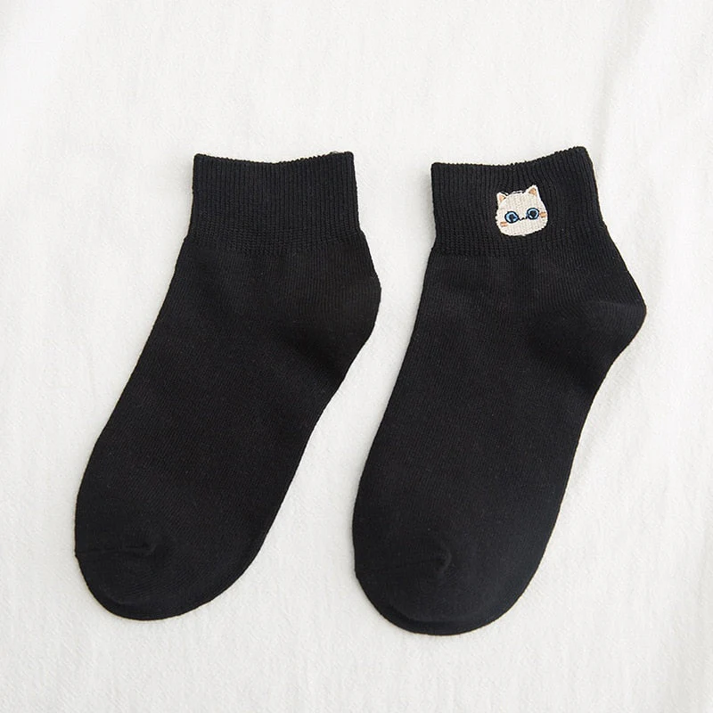 Chaussettes femme douces motif chats Zoie
