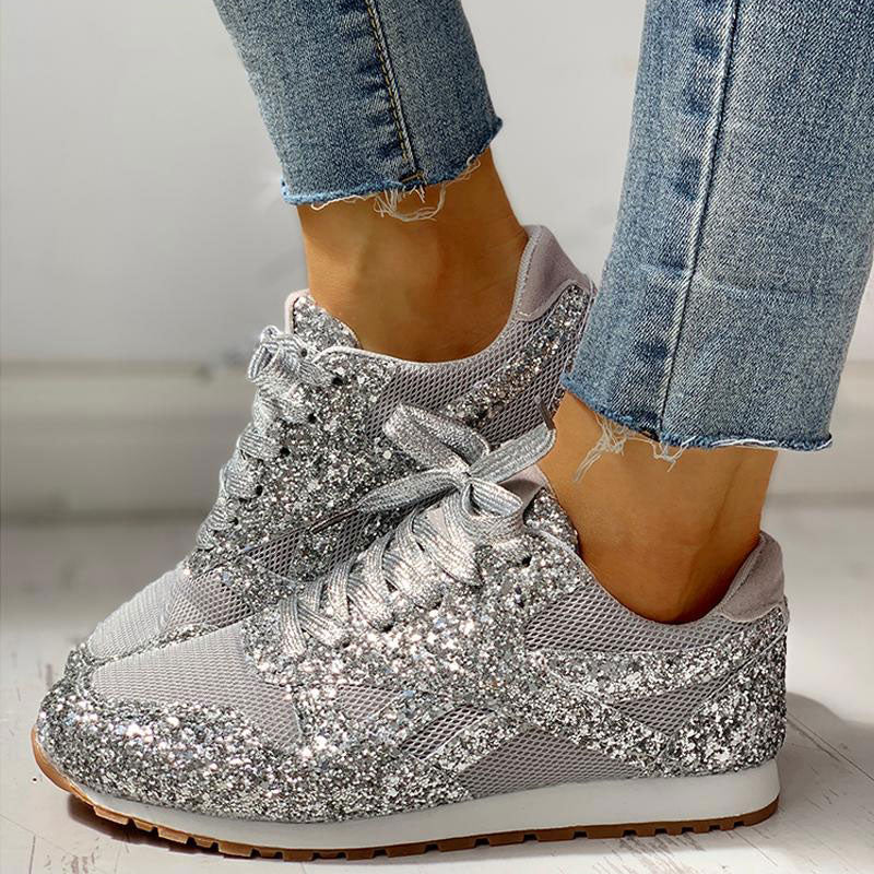 chaussures orthopédiques décontractées à paillettes – Vanshe