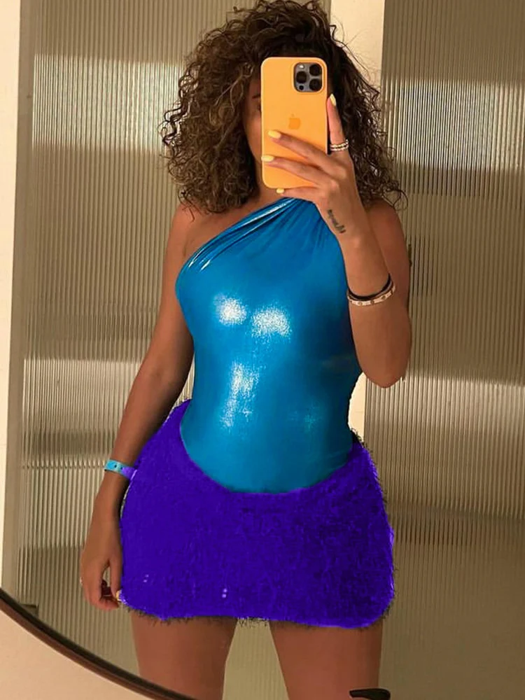 Robe de soirée deux pièces mini-jupe pour femmes – Windy