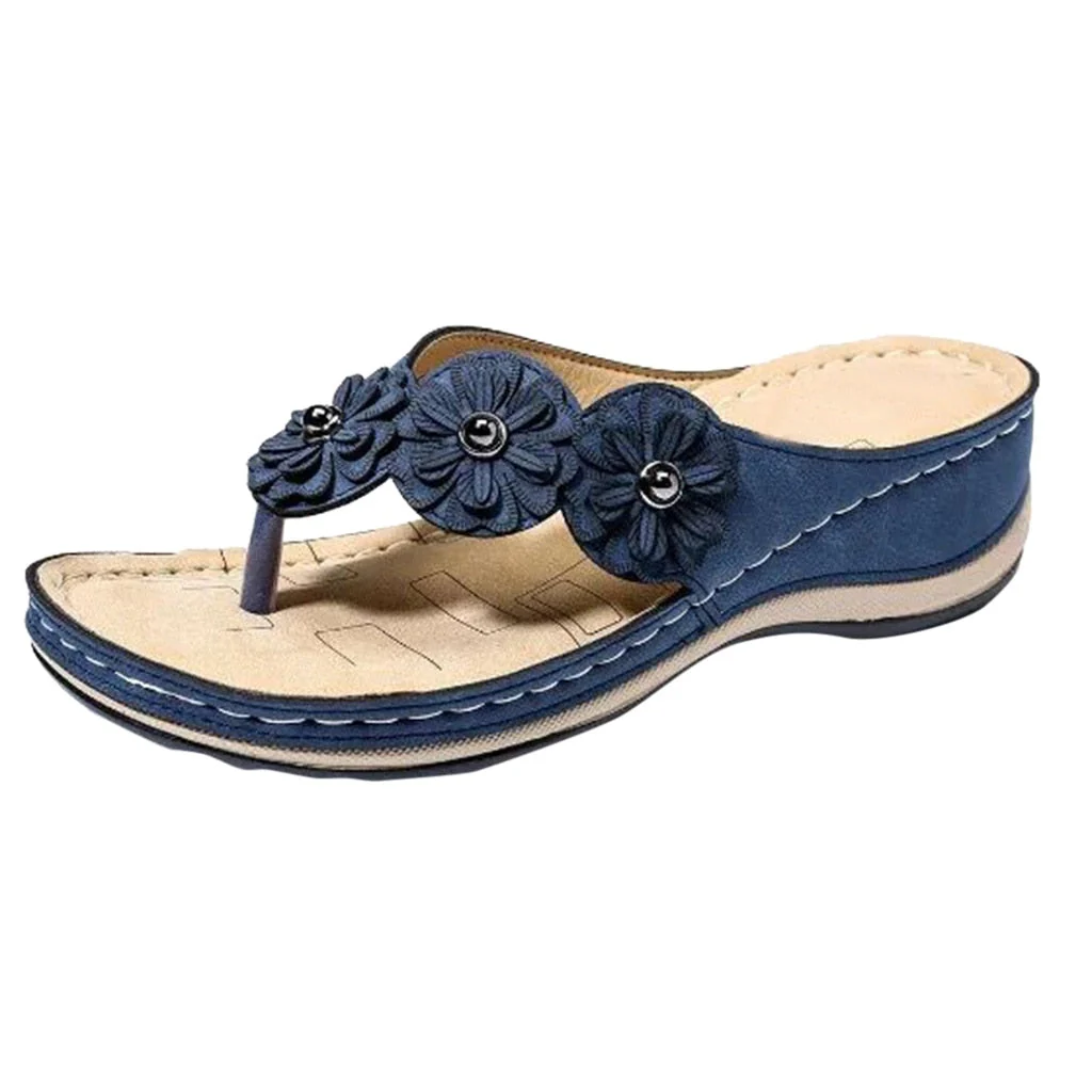 Tongs Orthopédiques pour Femmes, Style Bohême