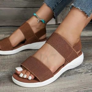 Sandales Confortables à Talons Compensés pour Femme - Traza