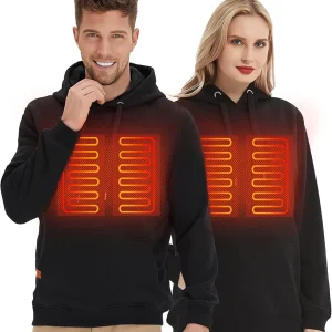 Sweats à capuche chauffants USB pour femmes et hommes