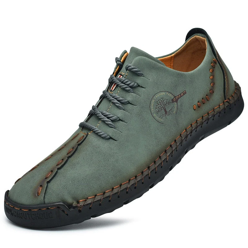 Mocassins en cuir faits à la main pour hommes