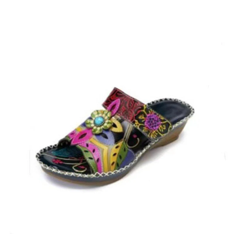 Sandales à Semelles Compensées pour Femme – Bamolor