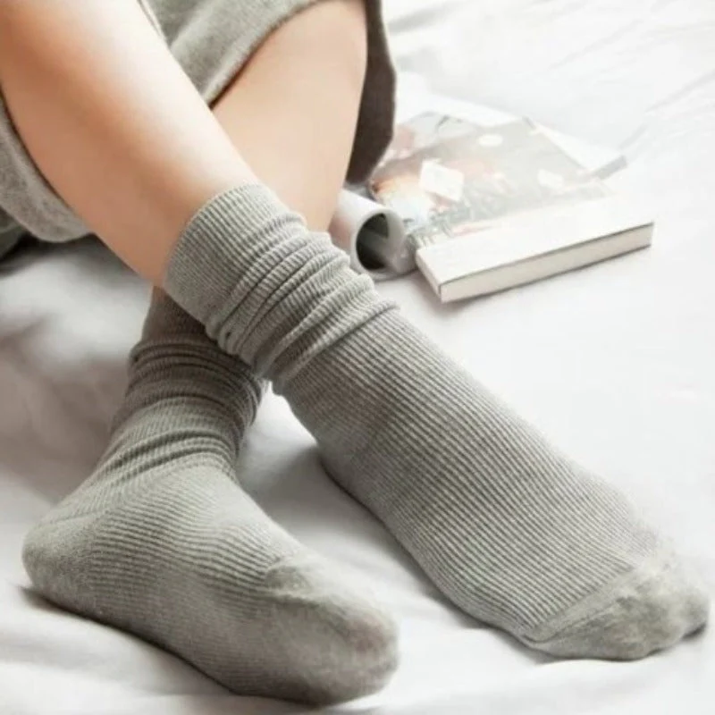 Chaussettes hautes femme à rayures Bridget