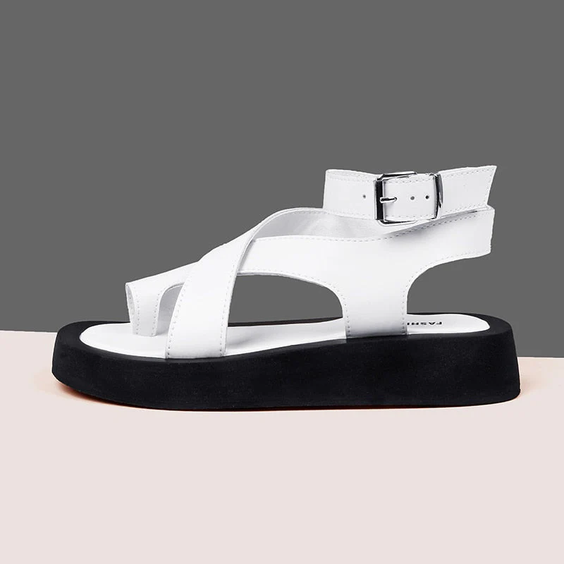 Sandales en cuir pour femmes – Strap