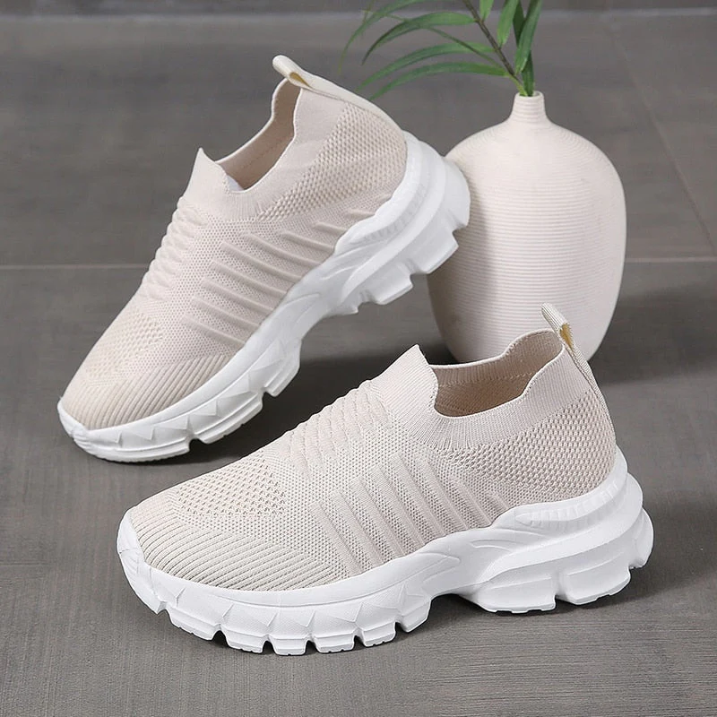 Chaussures orthopédiques tricotées en maille pour femmes – Swerty