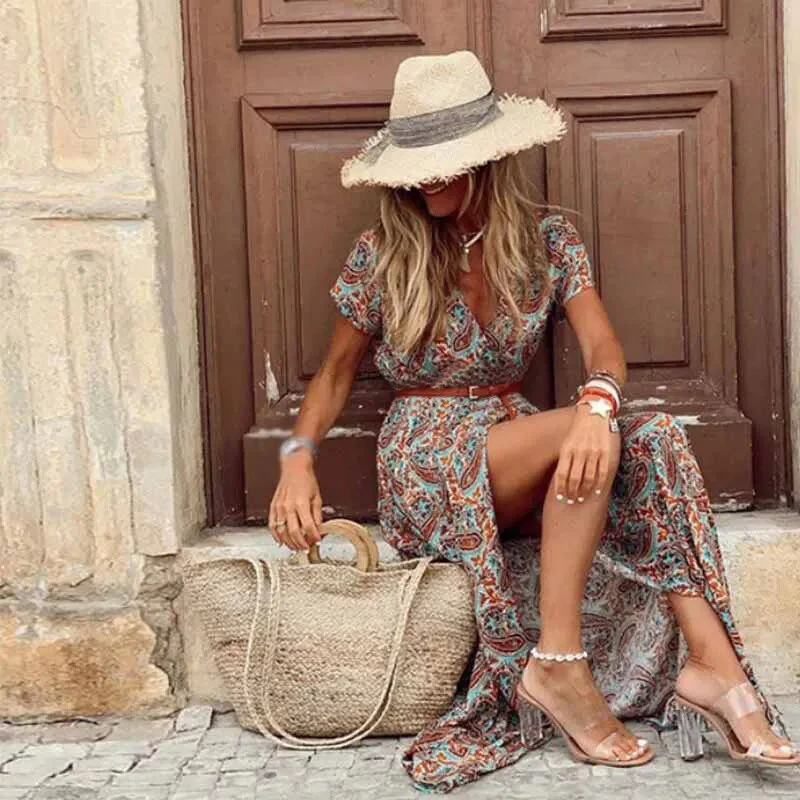 Robe bohème d&rsquo;Été Style Boho pour Femme Paolly
