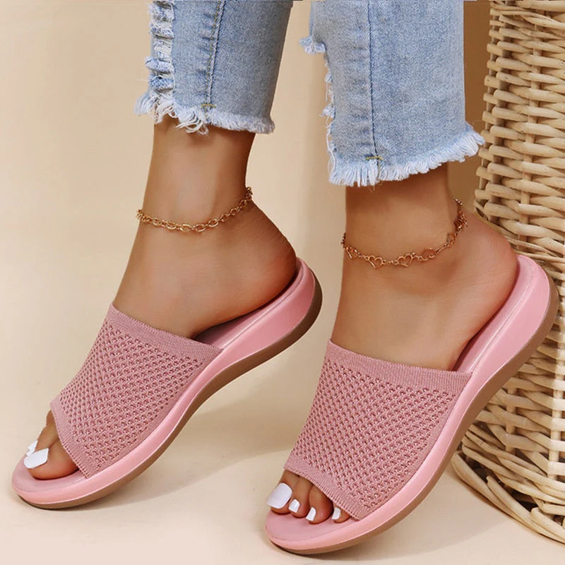 Sandales d&rsquo;été plates pour femmes – Ludy