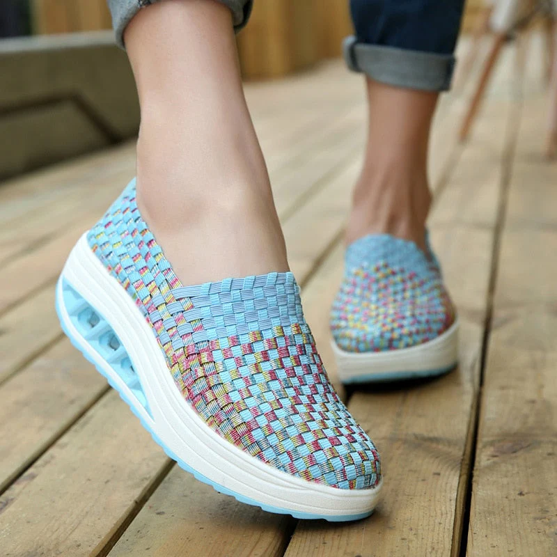 Chaussures orthopédiques décontractées pour Femmes – azur –