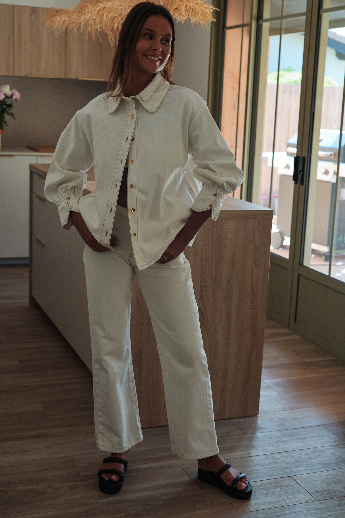 Veste JEAN Blanche