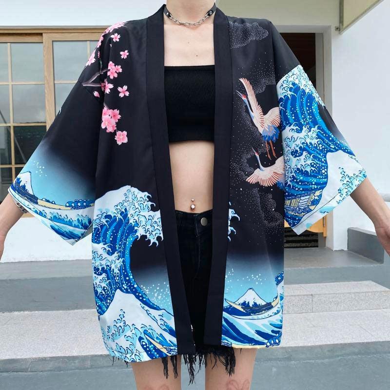 Veste Kimono Courte Japonaise