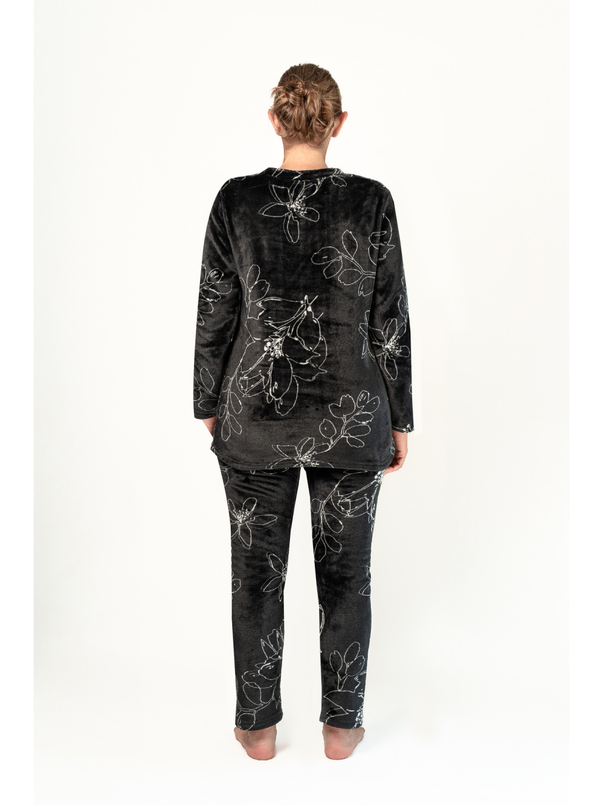 TENUE D&rsquo;INTERIEUR POLAIRE ARTY – ROSE POMME