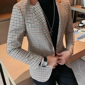 Blazer Homme Old Money Élégant à Simple Boutonnage - Blazer Élio