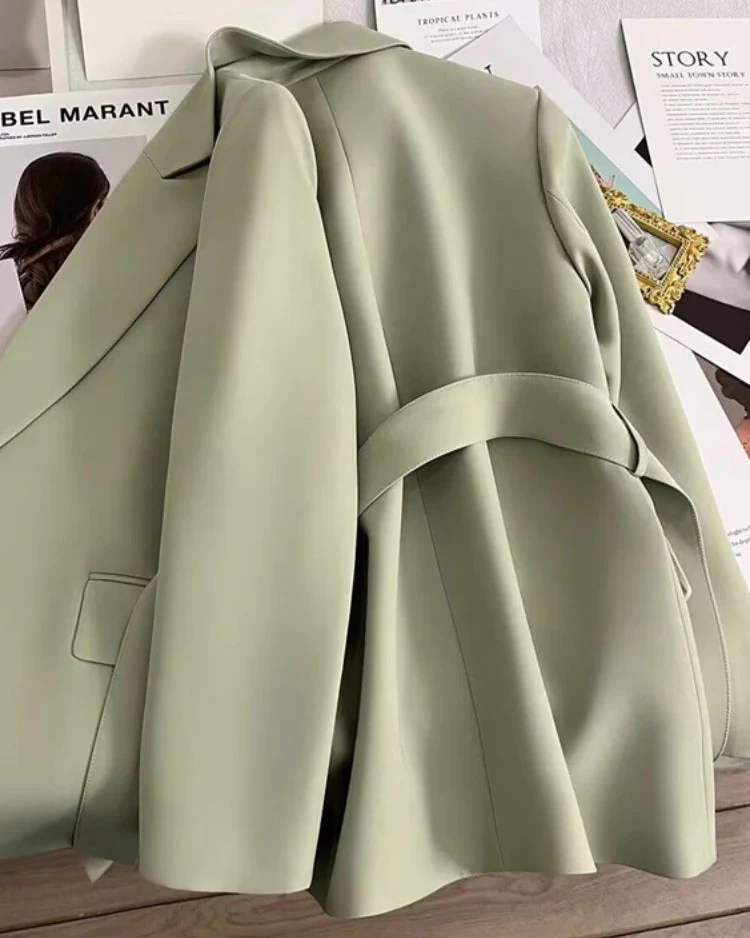 Blazer Femme Élégant avec Col de Costume et Manches Longues – Blazer Nicole