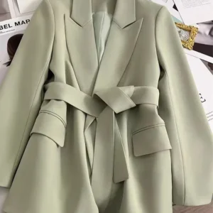 Blazer Femme Élégant avec Col de Costume et Manches Longues - Blazer Nicole