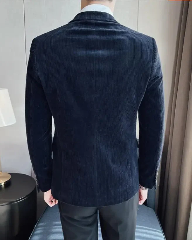 Blazer Homme Élégant à Boutonnage Double et Simple – Blazer Roméo