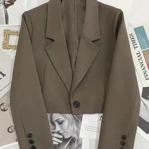 Blazer Femme Court Élégant et Moderne - Blazer Sidonie