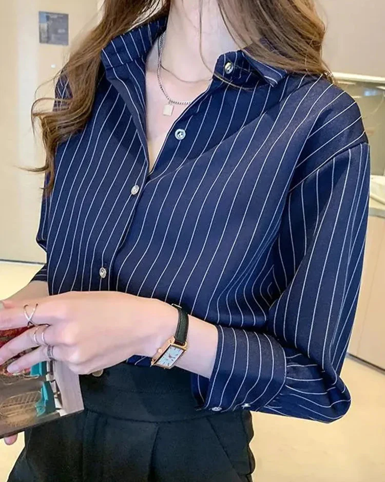 Chemise Femme Élégante en Mousseline de Soie avec Col Roulé – Chemise Agathe