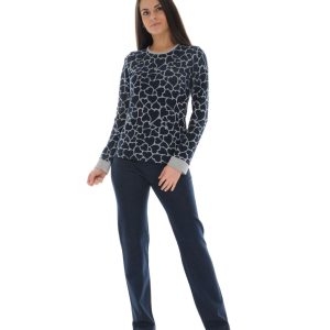 TENUE D&rsquo;INTERIEUR CHAUDE – COEUR BLEU