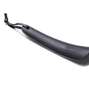 CHAUSSE-PIED EN CUIR/MARINE