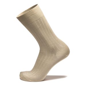 CHAUSSETTES FIL ECOSSE/BEIGE