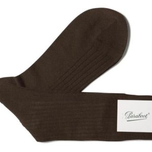 CHAUSSETTES LAINE COTES/CAFE