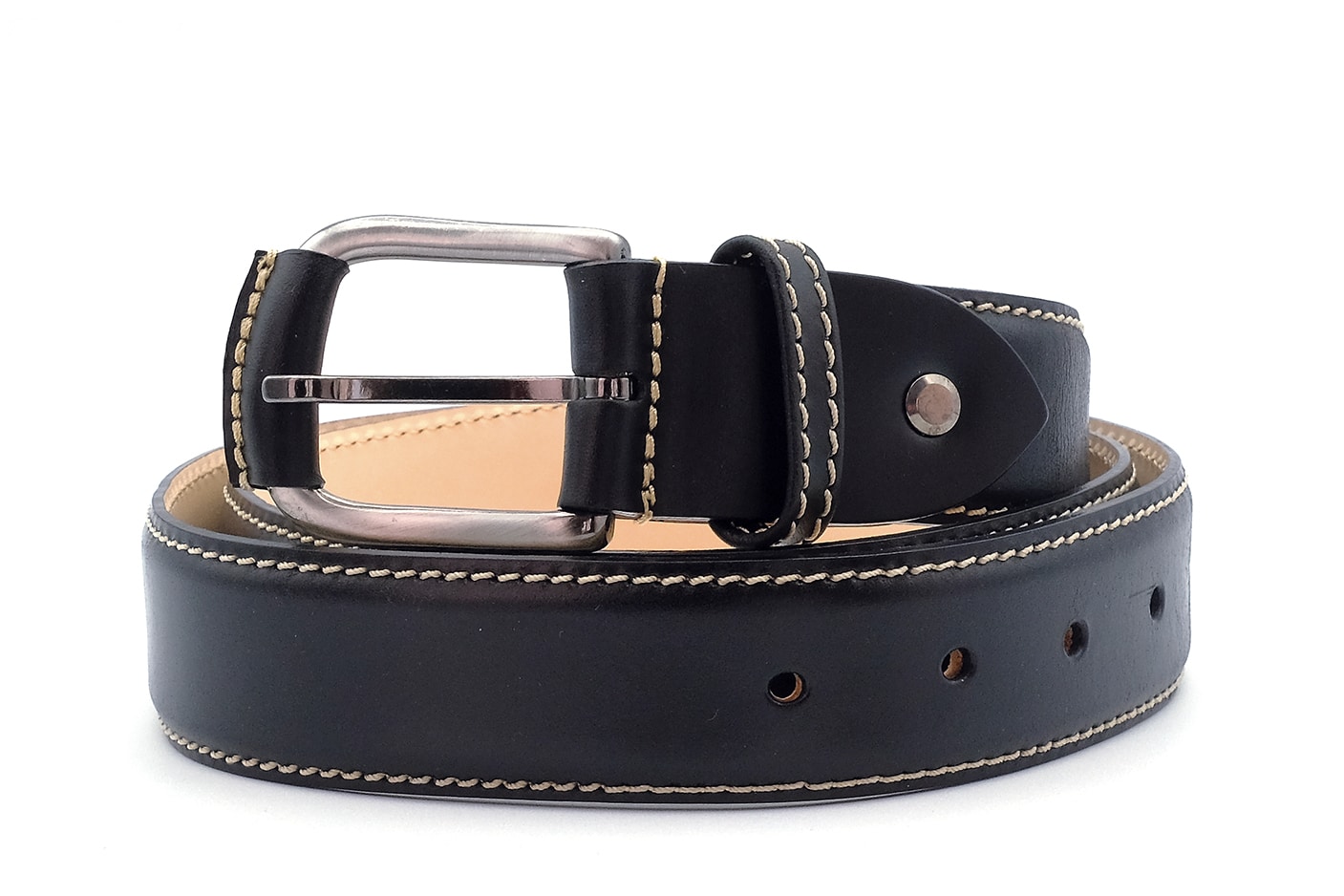 CEINTURE CHRONOS/LISSE NOIR