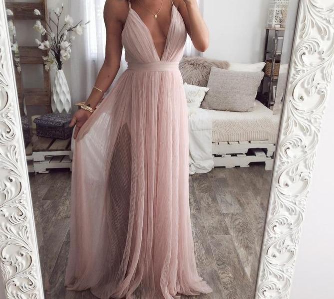 Robe Longue Effet Voile