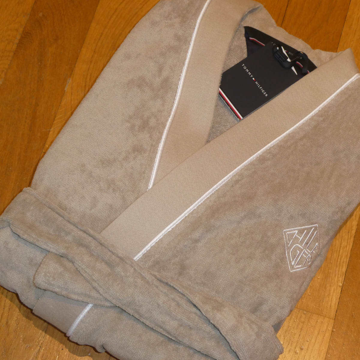 PEIGNOIR HOMME BEIGE – TOMMY HILFIGER