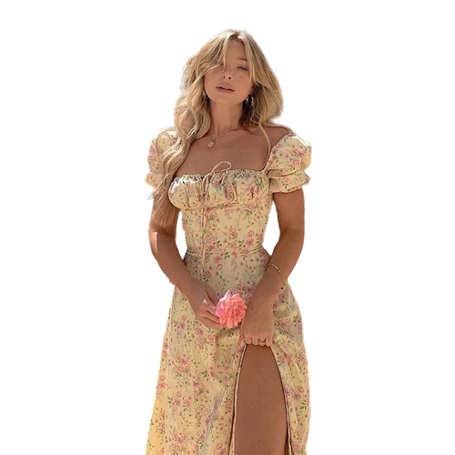 Robe Vintage à lacets Zalma