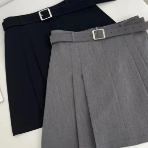 Jupe Courte Femme en Coton Élégante et Confortable - Jupe Adèle